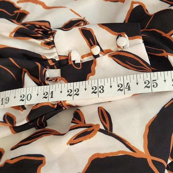 NWT, Alexia Admor Isaliah Floral Long Sleeve Maxi Dress Sz 10 - Picture 13 of 14